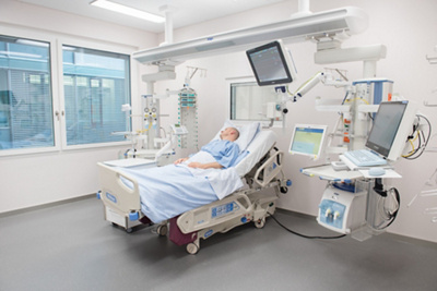 Einzelkoje auf der Intensivstation