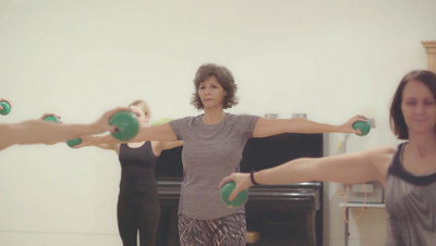 Jasmin Schneider im Hirslanden Training Aarau