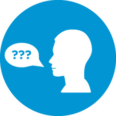 Piktogramm Fragen