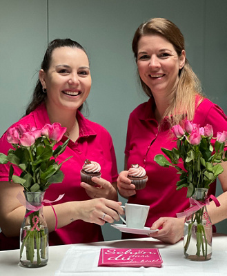 Breast Care Nurses beim Pink Coffee