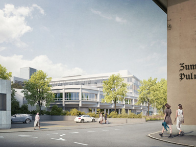 Bauprojekt Schachenallee - Visualisierung