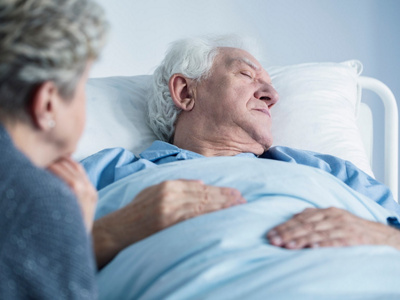 Sitzwache und Patient