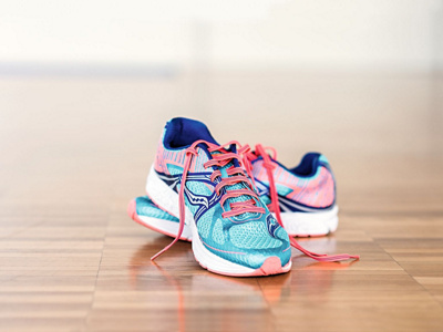 Nahaufnahme Sportschuhe