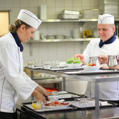 Küchenteam der Klinik Birshof
