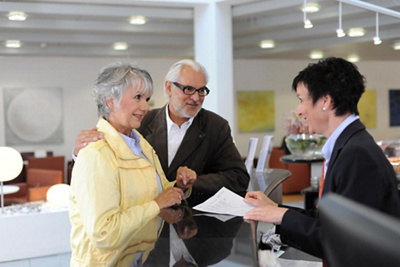 Patientin und Begleitperson in der Hirslanden Klinik Aarau