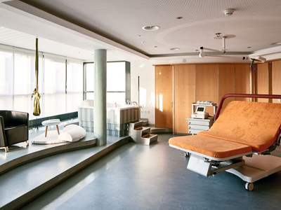 Ansicht Zimmer Geburtenabteilung