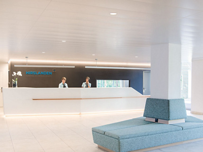 Empfangsbereich Klinik Stephanshorn