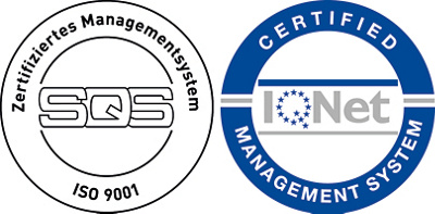 ISO Zertifizierungslogos Klinik Stephanshorn