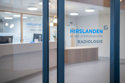 Radiologie Stephanshorn im Neudorf-Center St.Gallen - Eingangstüre
