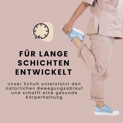 Schuh für lange Schichten