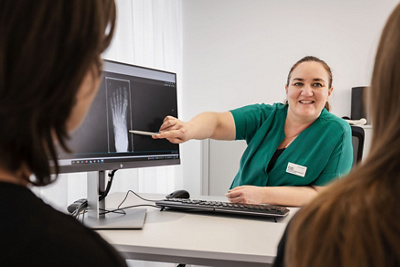 Sprechstunde in der Kinderorthopädie