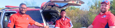 ER24 Paramedic teams smiling in uniform