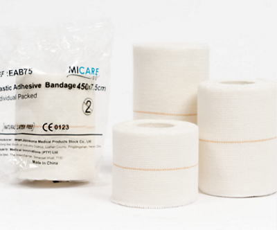 Porous elastic bandage for stabilising joints to prevent injury
