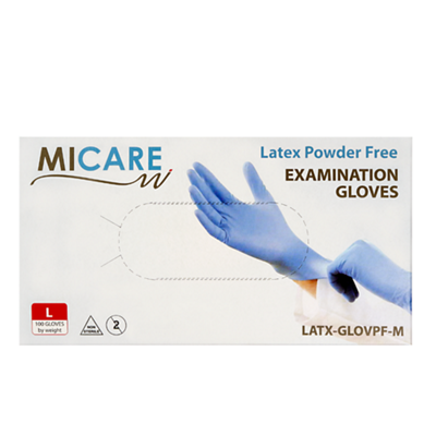 micare latex examination gloves powder free