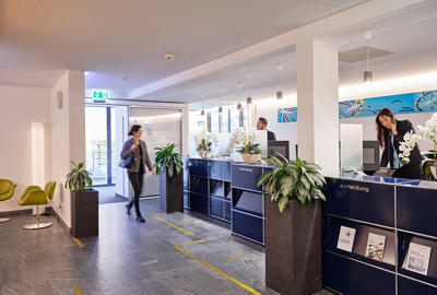 Empfang Radiologie Klinik Hirslanden