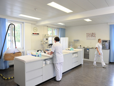 Hebammen in der Geburtenabteilung am Salem-Spital