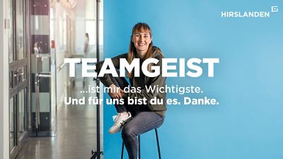 Kampagnensujet «Teamgeist» mit Fabienne Zürcher