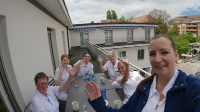 Begleite Sandra bei der Arbeit im Salem-Spital
